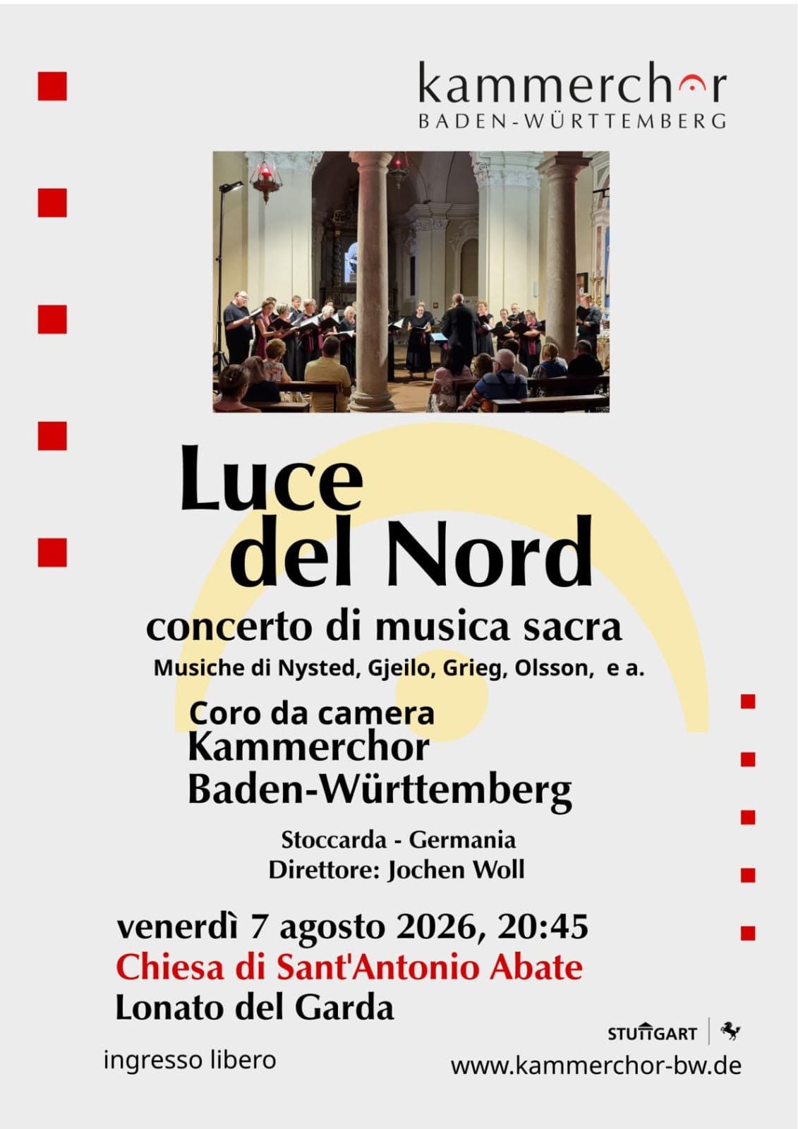 Luce del Nord – Kammerchor Baden-Württemberg