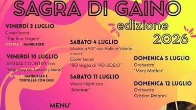 Sagra di Gaino – 5ª serata