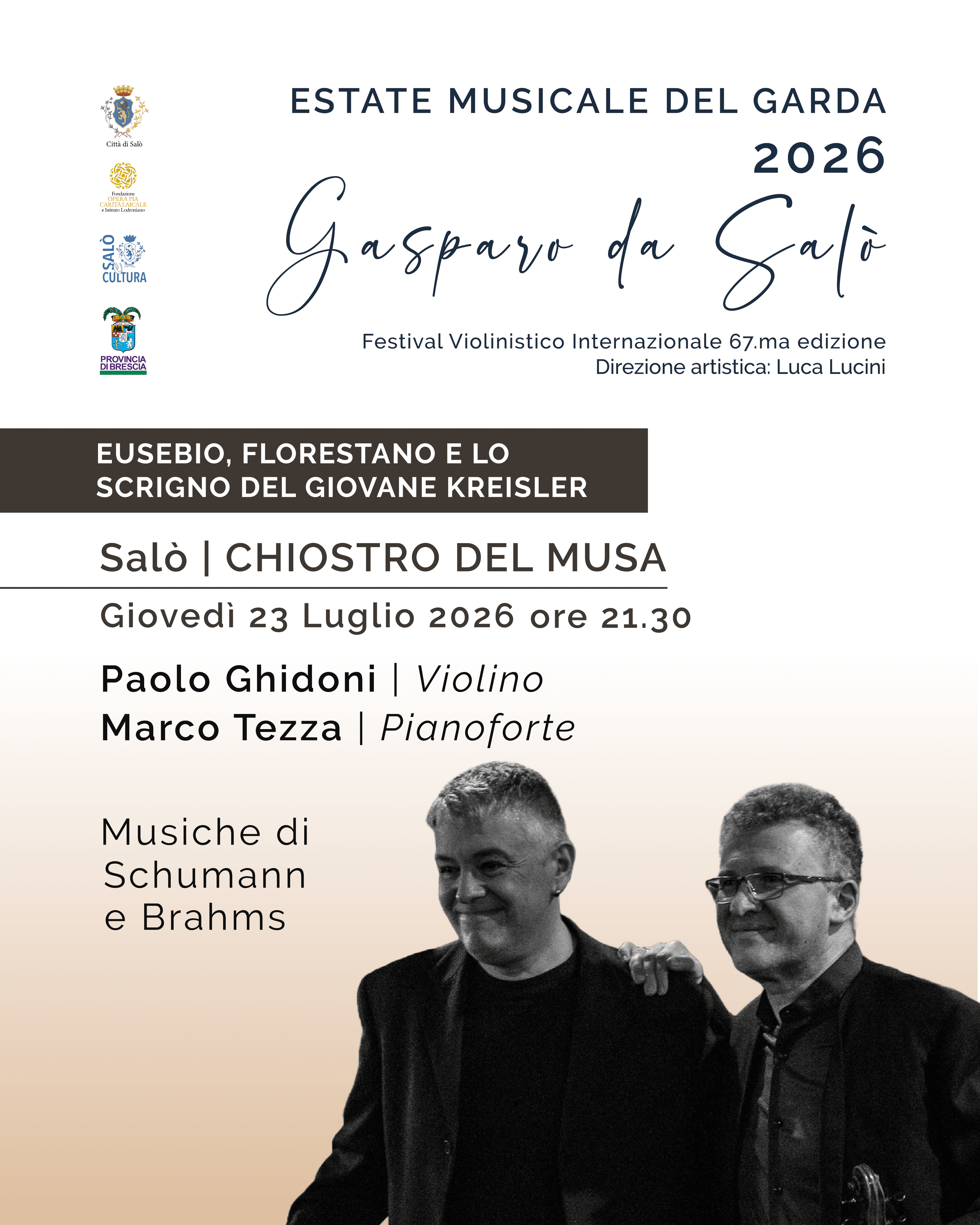 Estate Musicale – Eusebio, Florestano e Kreisler